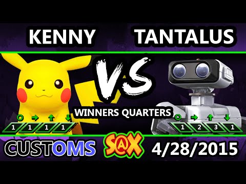S@X Customs - VGBC | Tantalus (ROB) Vs. WS | Kenny (Pikachu) - SSB4 Winners Quarters - Smash Wii U