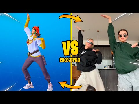 NEW FORTNITE DANCES in REAL LIFE 300% SYNCED! (Moonlit Mystery, Back On 74, Classy...)