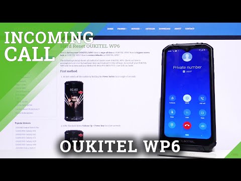 How to Discover Incoming Call Animation in Oukitel WP6 - Incoming Call Screen