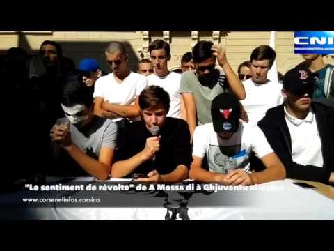 "Le sentiment de révolte" de A Mossa di à Ghjuventu aiaccina