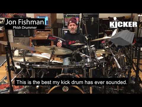 Jon Fishman, Phish Drummer on Kicker Bass Drum Muffler