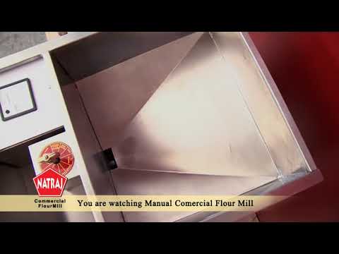 5 hp  natraj dry commercial  flour mill machine