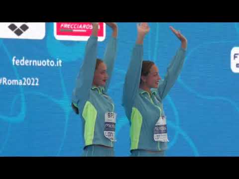 Artistic Swimming Duet Free 2022-Medal Ceremony