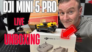 DJI Mini 5 Pro LIVE Unboxing