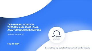 Lecture 3. The general position theorem and some long awaited counterexamples