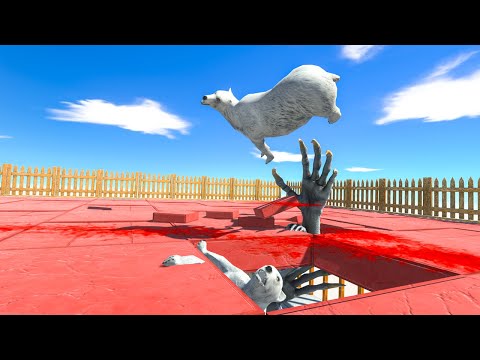 Unit is Fighting Itself in Arena of Damn Hands - Animal Revolt Battle Simulator