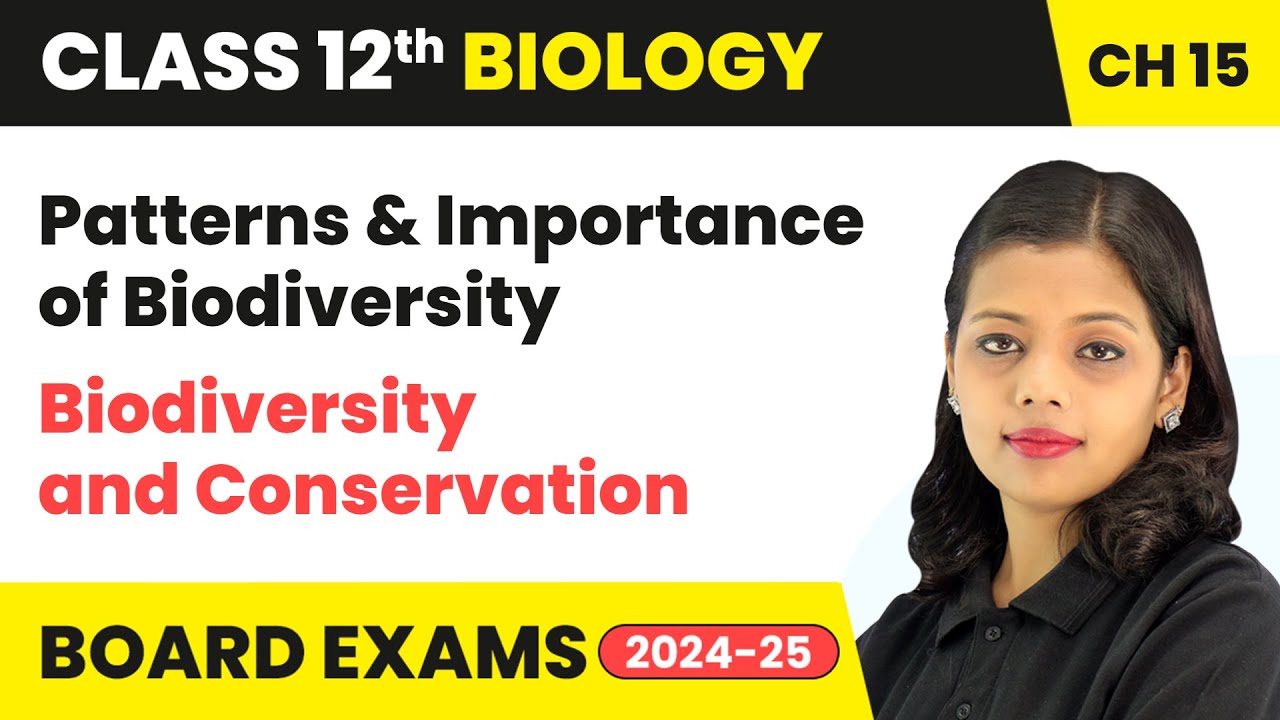 Patterns & Importance of Biodiversity - Biodiversity and Conservation | Class 12 Biology Chapter 15