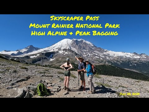 Skyscraper Pass in Mount Rainier National Park - High Alpine & Peak Bagging