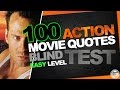 BEST 100 ACTION MOVIE QUOTES BLIND TEST (Biggest Easy Film Quiz)