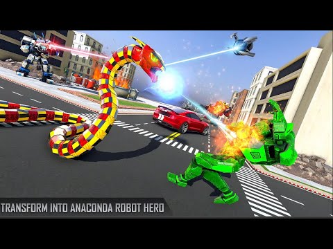 Anaconda Robot Car Transform - Robot Game - Android GamePlay | Walk through a Game