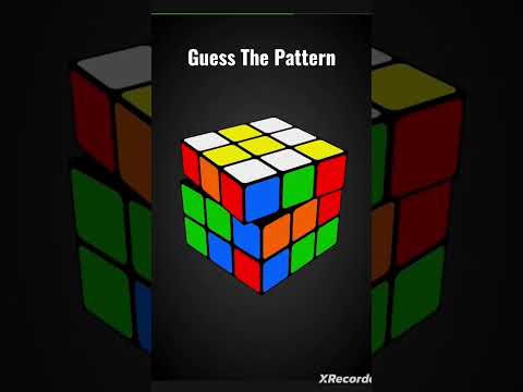 "Ultimate Rubik's Cube Challenge: Can You Guess the Pattern?" | #shorts #trending #viral #cuber
