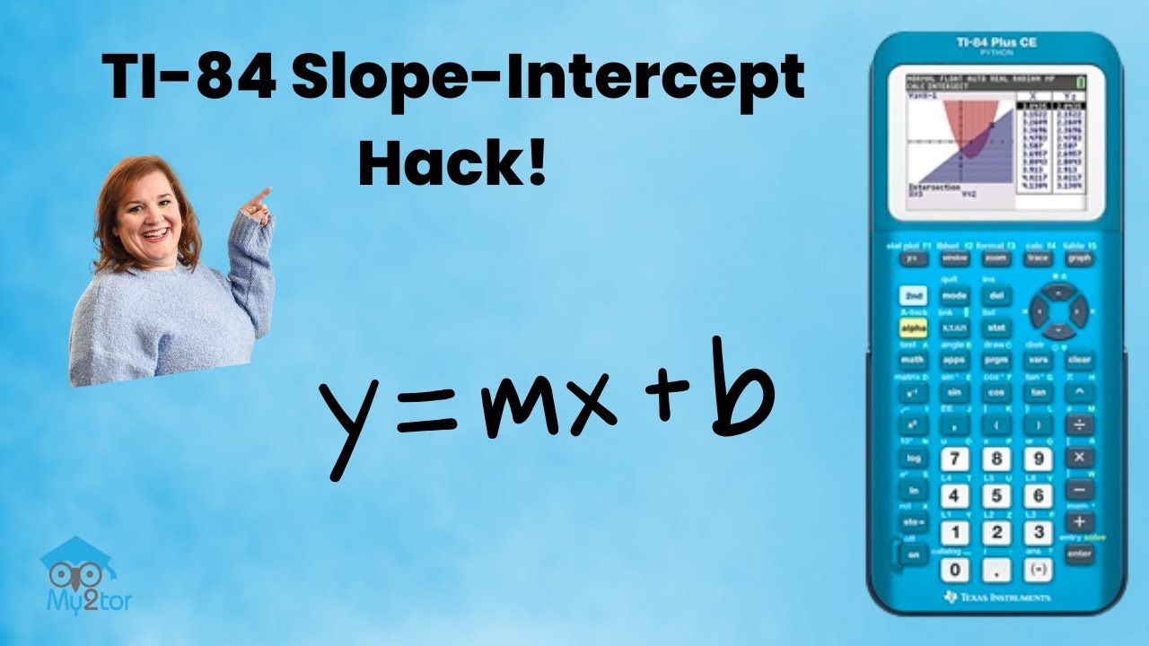 TI-84 Slope-Intercept Form Program (ACT/SAT Calculator Hack!)