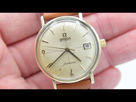1959 Omega Seamaster Automatic Date Model 14730 in Stainless Steel and Gold Pre De Ville