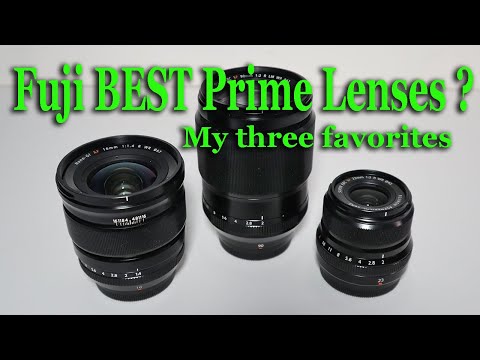 Fuji's BEST Prime lenses? These three are my favorites.