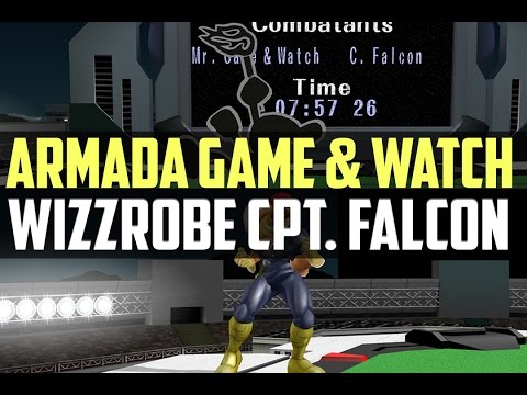 Armada Game & Watch Vs. Wizzrobe Captain Falcon - friendly
