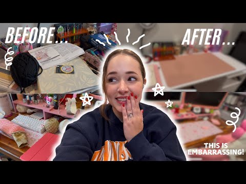 Organizing My Craft Room and Decluttering Yarn!