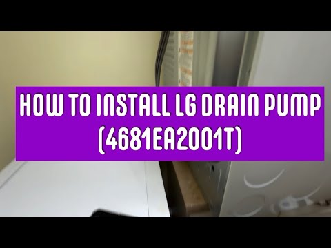 LG WASHER NOT DRAINING?!? HOW TO REPLACE DRAIN PUMP (4681EA2001T) #diy #appliancesrepair #washers