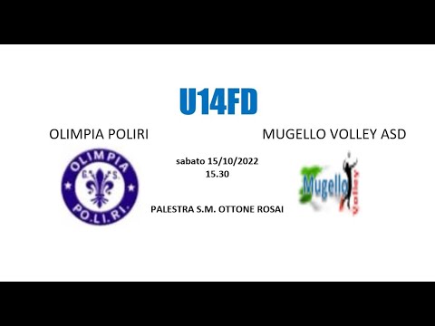 U14FD - OLIMPIA POLIRI vs MUGELLO VOLLEY ASD