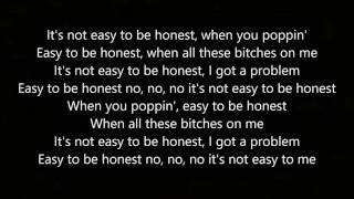 TBH - By: lil aaron (Feat. Skizzy Mars & Brandon Wardell) (Lyric Video)