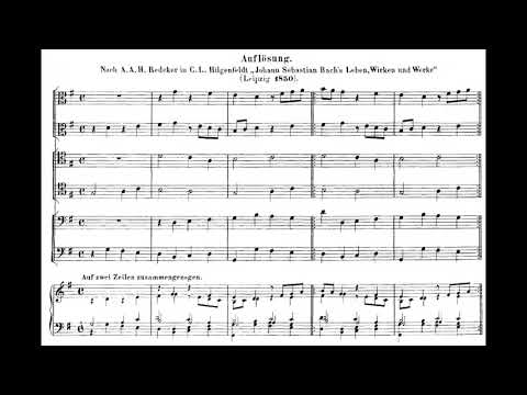 Bach - Canon triplex a 6, BWV 1076