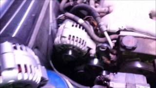 Replacing the alternator or serpentine on any Oldsmobile Alero 99-04 3.4 Liter