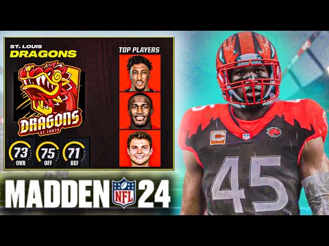 MY EXPANSION TEAM PLAYS THEIR FIRST GAME! | Madden 24 Dragons Expansion Franchise | Ep 2 [S1]