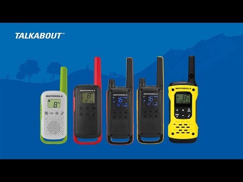 Radijo stotelė -racija  Motorola T42 MOTO42T video