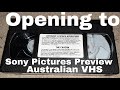 Opening To Zathura A Space Adventure And The Cavern Sony Pictures Preview Australian VHS