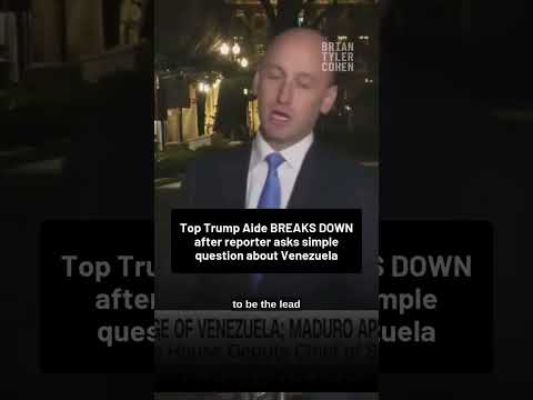 Top Trump aide BREAKS DOWN after reporters asks simple question about Venezuela