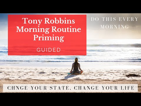 GUIDED | Tony Robbins 10 Minutes Morning Routine Priming | This Will Change Your Life