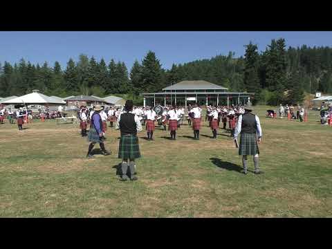 SFU Pipe Band - Peter the Leader Medley - Pacific Northwest Highland Games 2022