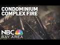 Firefighters injured while battling fire at condominium complex in Foster City