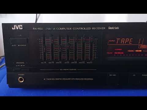 Vintage JVC RX-450 Computer Controlled Receiver w/ 7 Band Equalizer image 16