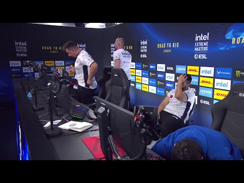 Eternal Fire being defeated by fnatic and saying good bye to tournament!