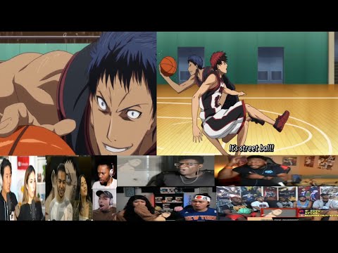 AOMINE DESTROY KAGAMI AND SEIRIN Reaction Mashup [Kuroko's Basketball Episode 17]
