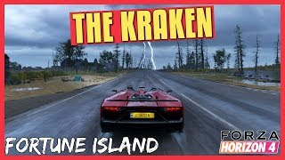 Forza Horizon 4 | Aventador J on "The Kraken" (Longest Fortune Island Road Race)