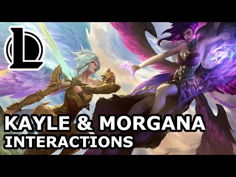Kayle and Morgana Interactions | SISTERS OR ENEMIES? | League of Legends Quotes