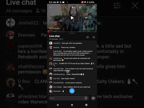 the ending of the live chat for the Tarl Warwick this morning in North America and elsewhere people!