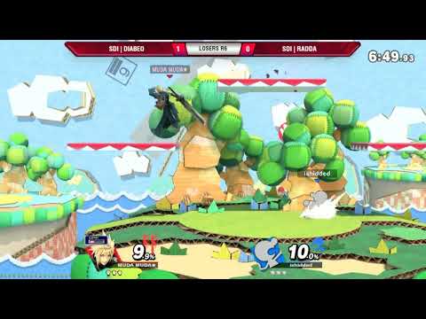 VS Weekly 4/25/19 - Losers R6 - SDi | Diabeo (Cloud) vs SDi | Radda (Game and Watch) - SSBU