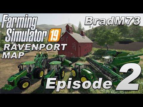 Farming Simulator 19 Let's Play - USA Map - Episode 2 - How to join fields + contracts!!!