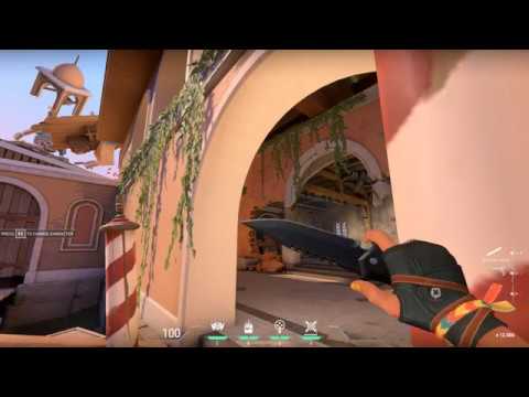 Tactical Knife Skin showcase - Valorant Closed Beta