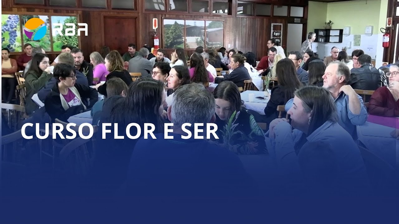 Curso Flor e Ser. 50 mulheres se formam em projeto da Epagri