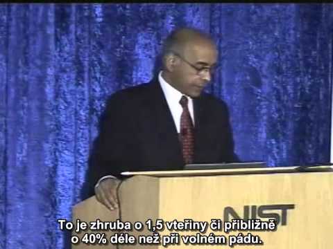 WTC7 NIST Finally Admits Freefall by David Chandler Part 1 - české titulky