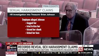 Sex harassment claims made against former Pima County Treasurer Brian Johnson