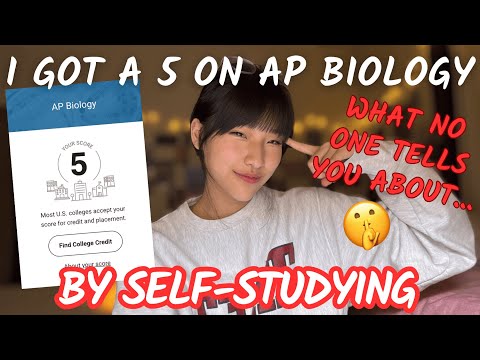 how to self-study and get a 5 on AP Biology
