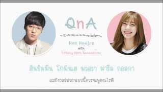 [Karaoke-Thaisub] Han Heejun with Tiffany (SNSD) - QnA