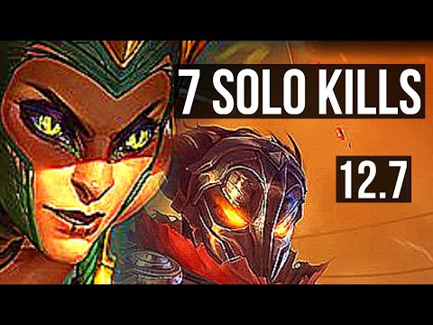 CASSIOPEIA vs VIKTOR (MID) | 12/0/2, 7 solo kills, 66% winrate, Legendary | KR Diamond | 12.7