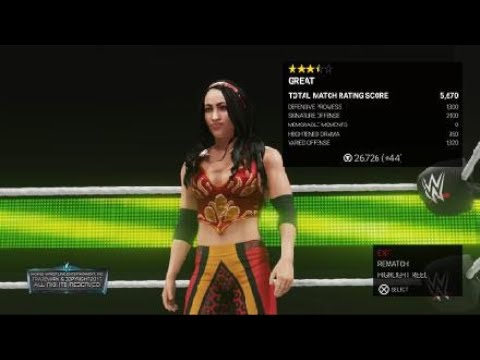 WWE 2K19: Rachel Evers vs. Marti Belle (WWE Mae Young classic 2017)