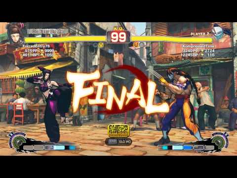 Super Street Fighter 4 AE 2012 ForcedEntry78 (Juri) vs KompressedTime (Vega)
