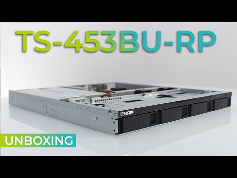Servidor NAS rack para empresas - Unboxing QNAP TS-453BU-RP